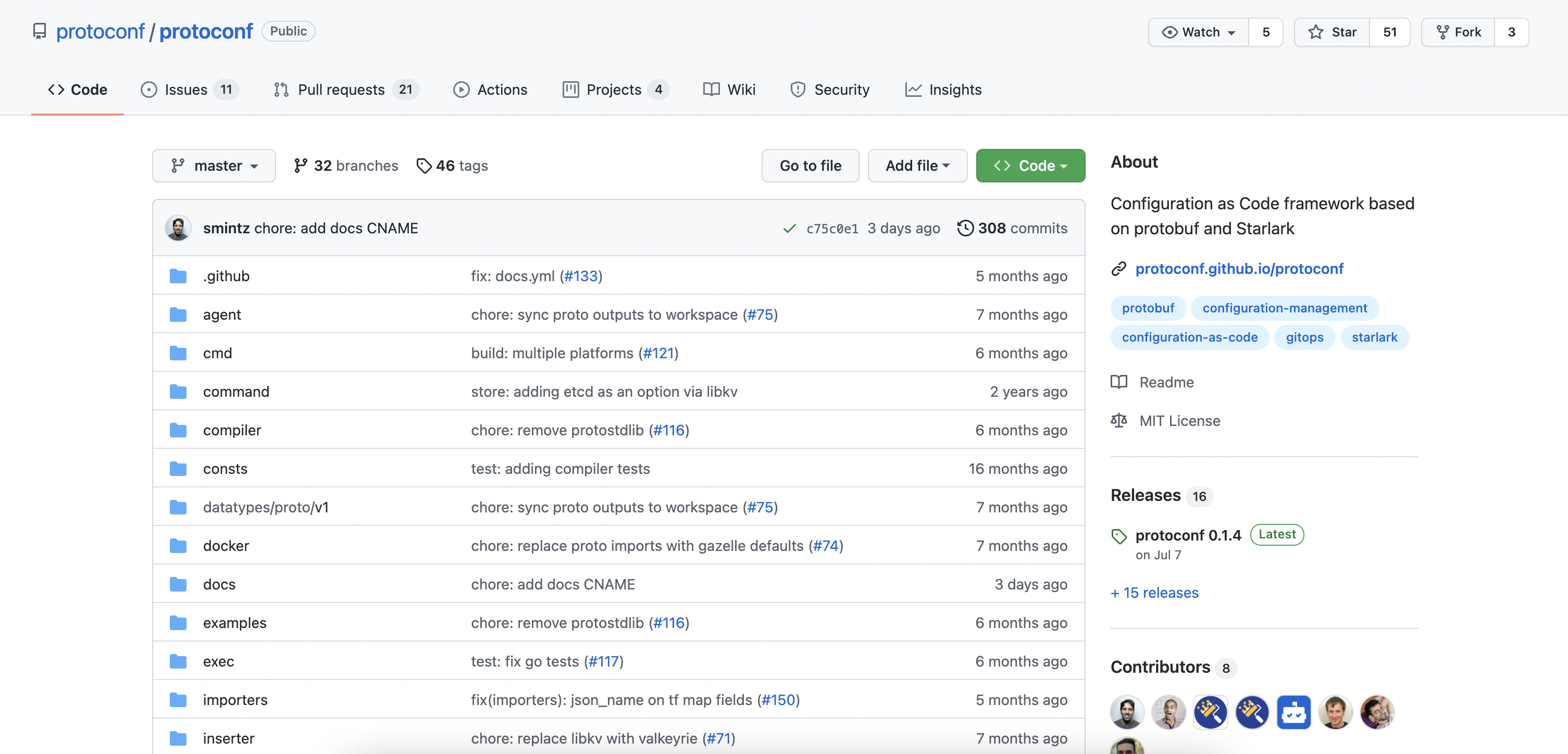 protoconf/protoconf Github Repository Powered By BuildBuddy